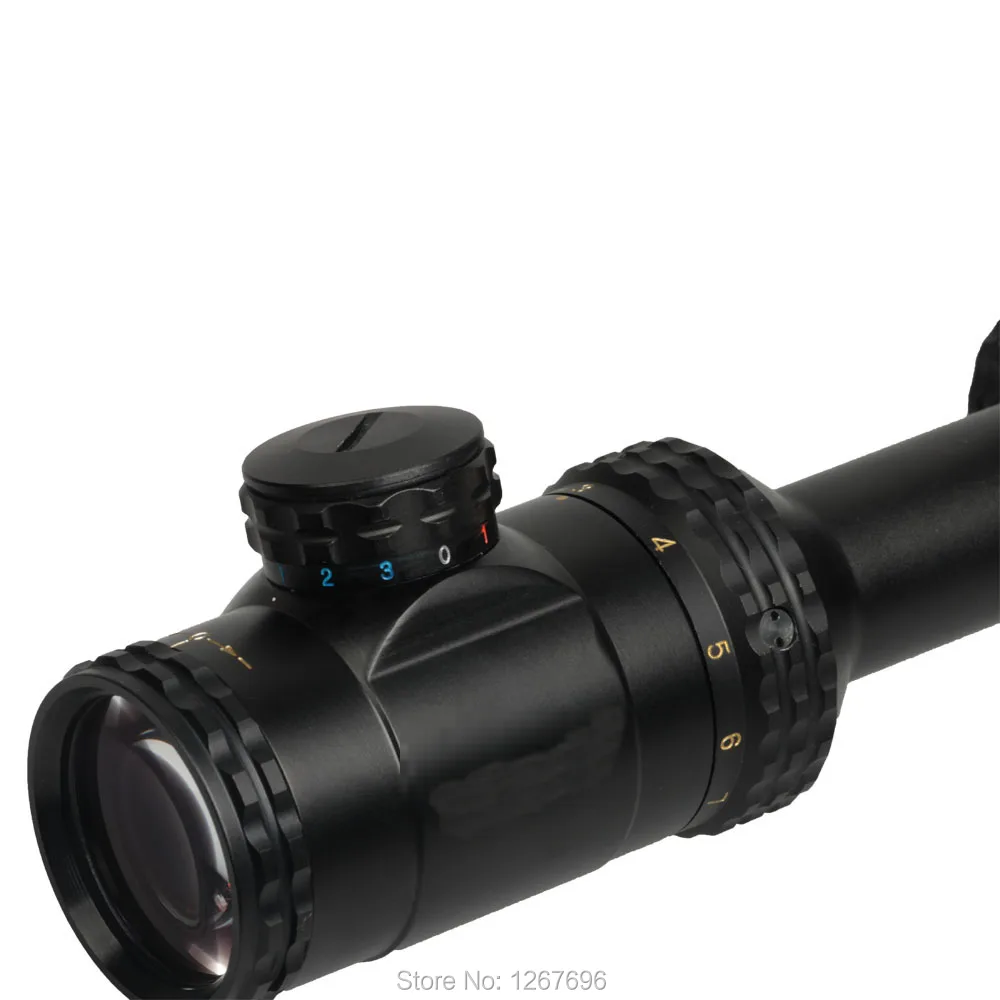 3-9X42 SPRGB зеленый красные синие в горошек Iluminated тактический прицел оптический для