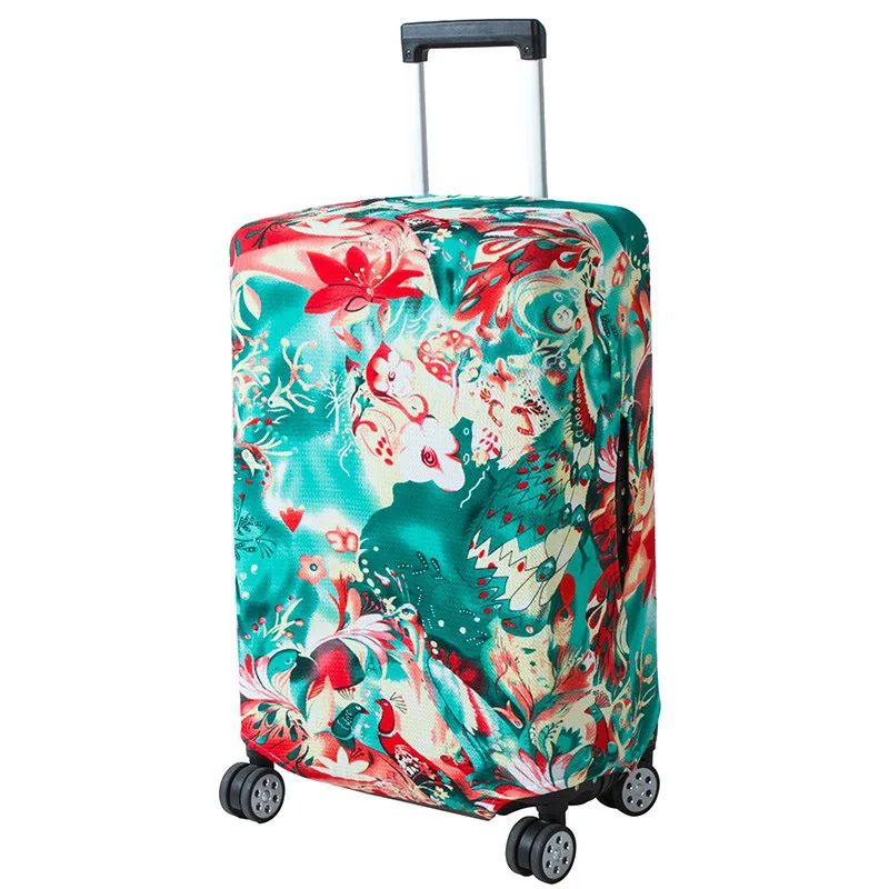 USDROPSHIP Fashion suitcase dust cover high quality elastic protection sleeve for 18-28 inch dustproof trolley protective | Багаж и сумки