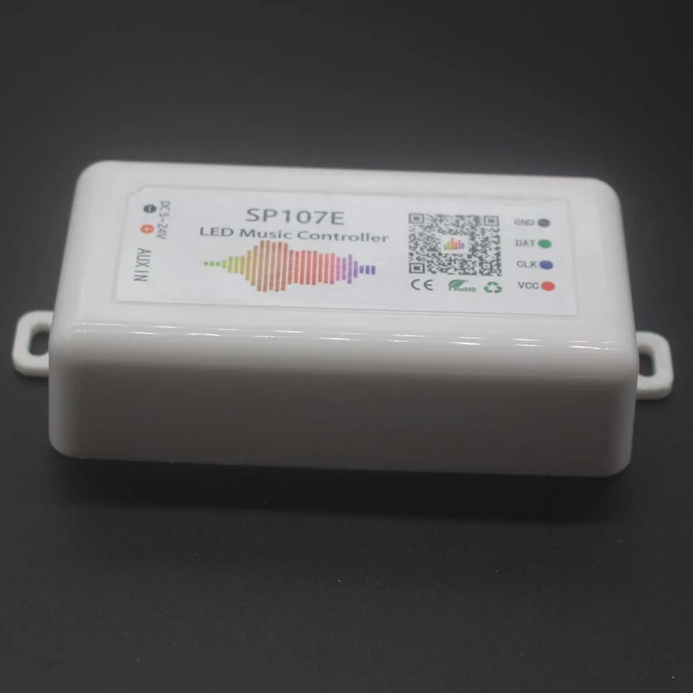 Bluetooth светодиодный музыкальный контроллер SP107E 960 пикселей экран поддержка WS2812B