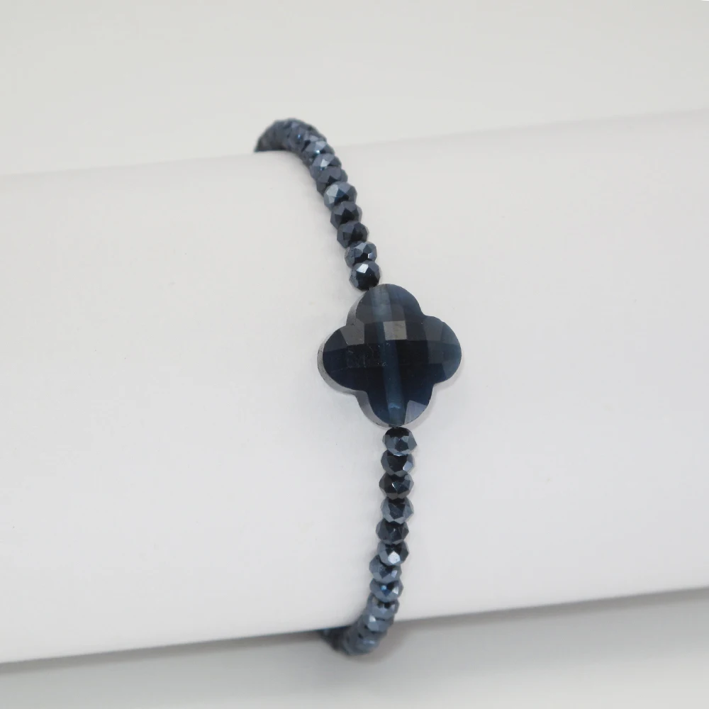 FORIS модные ювелирные изделия Четырехлистный Клевер Шарм подходящий бусины