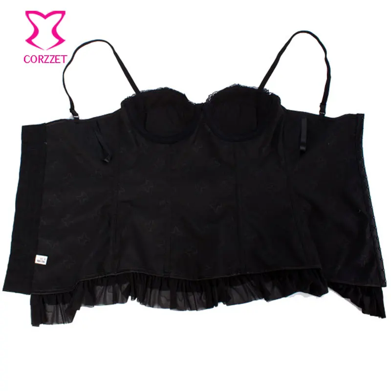 Корсет женский с цветочным кружевом черный|lingerie bamboo|lingerie clublingerie nightwear |