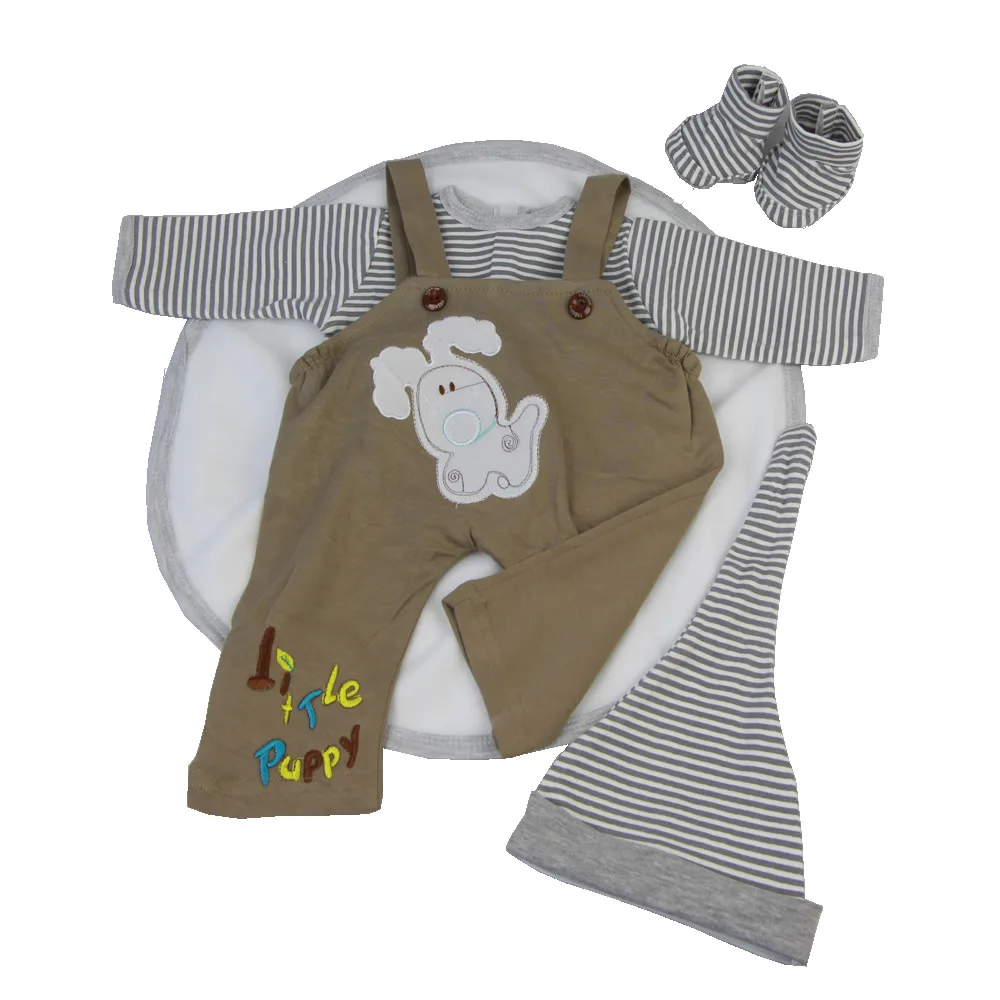 22 23 дюймов Reborn комплекты детской одежды DIY реалистичные куклы Babyboys аксессуары