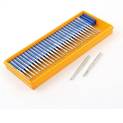 

11.11 hot selling 2.1mm Cylinderical Nose Diamond Mounted Burr Point 30 Pieces