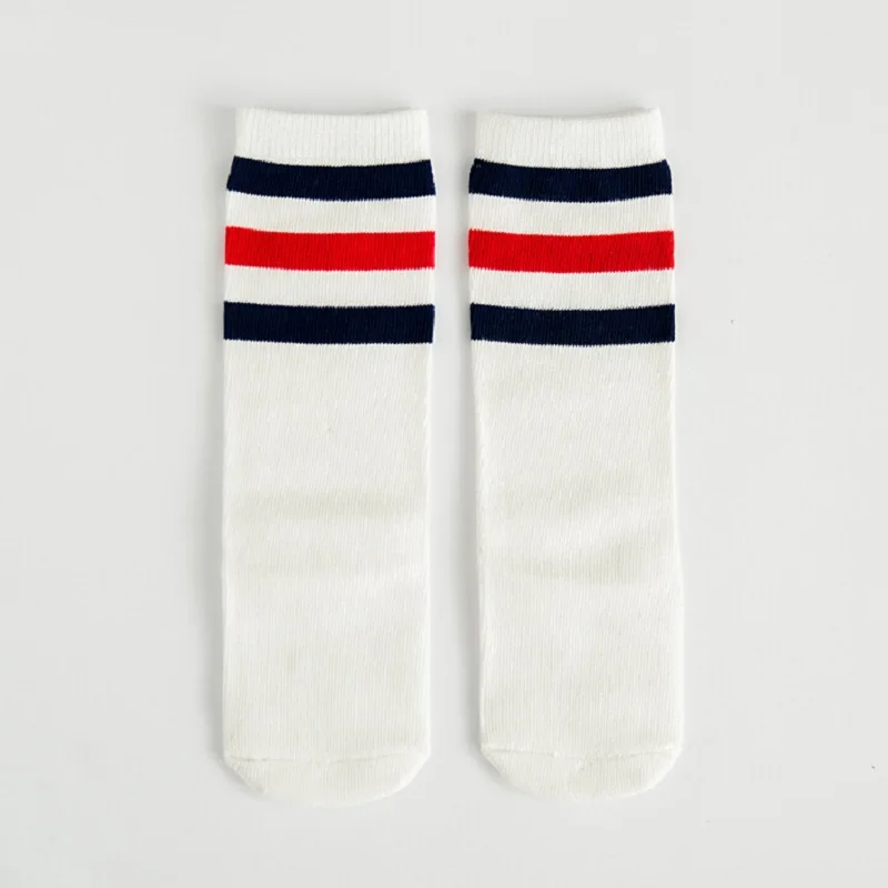 

Brand Stripes Sports Football Kids Socks Toddler Baby Cotton Socks Knee High Long Warmers Cute Boy Girl Children Socks 0-5 Y