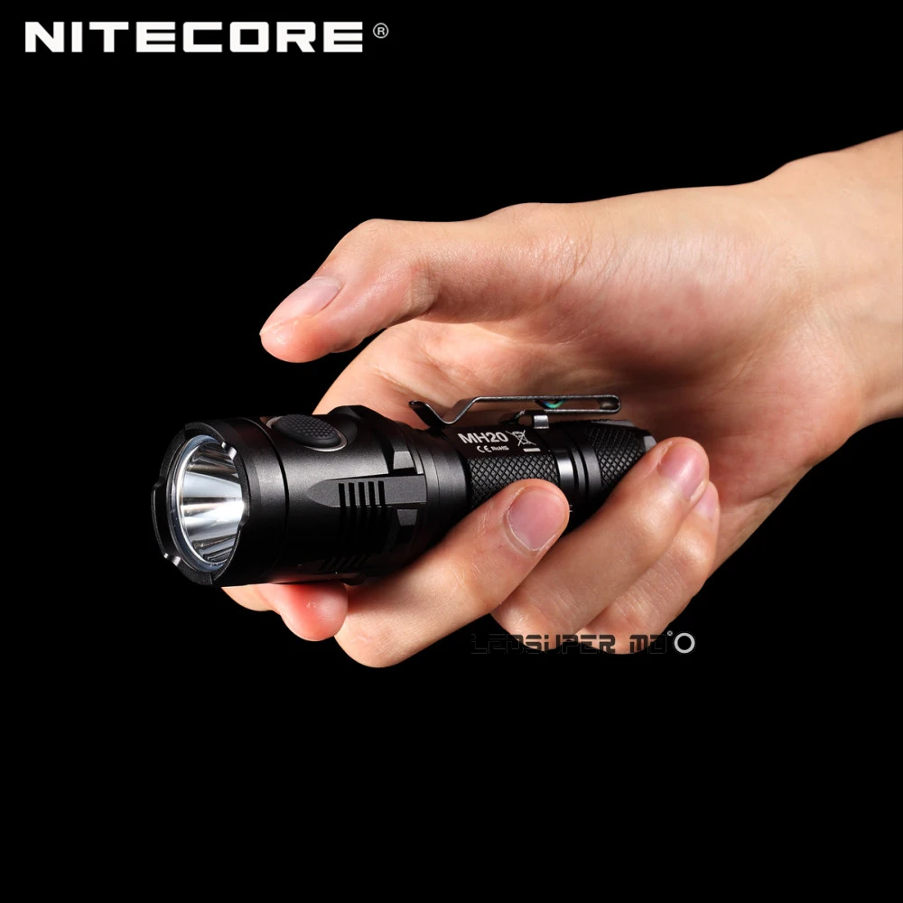 Оригинальный светодиодный тактический фонарик NITECORE MH20 с зарядкой от USB 1000 люмен