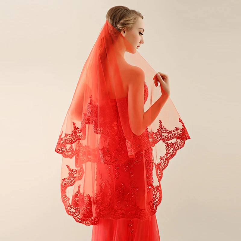 Новое поступление мода 2020 лидер продаж простая красная Однослойная свадебная