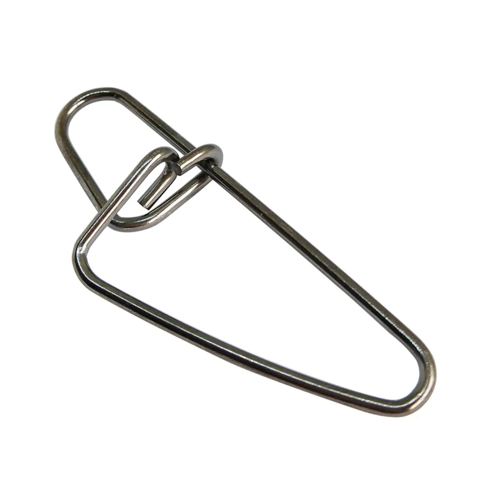 500/1000pcs Swivel Hook Fishing Snap Insurance #0-#8 Stainless Steel Connector Terminal Tackle for Carp | Спорт и развлечения