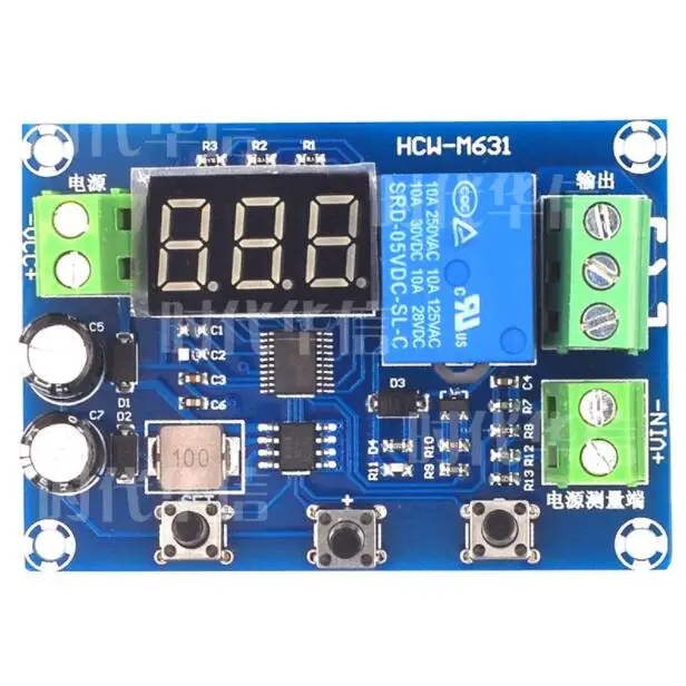 Защита от пониженного напряжения и перенапряжения аккумулятора с временным