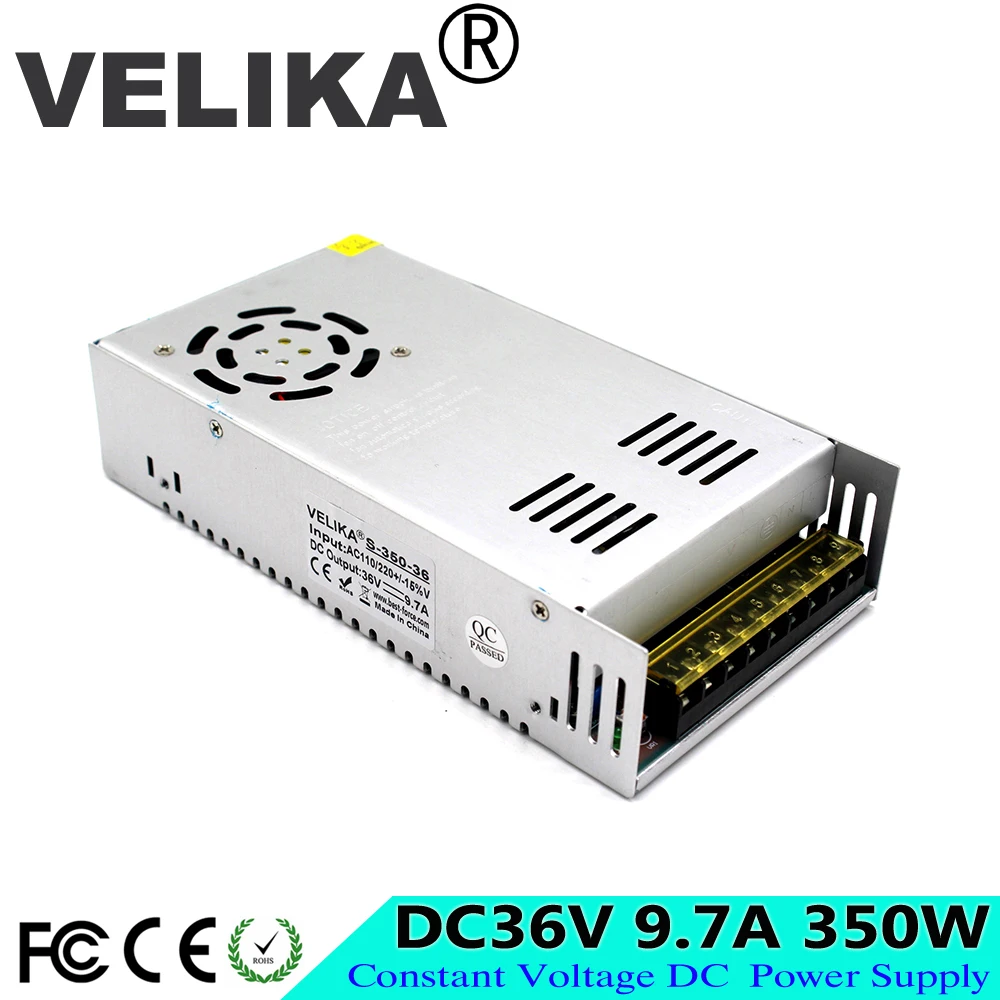 Небольшой Объем Одного выхода 350 Вт 9.7A DC36V выключатель питания Трансформатор 110 В