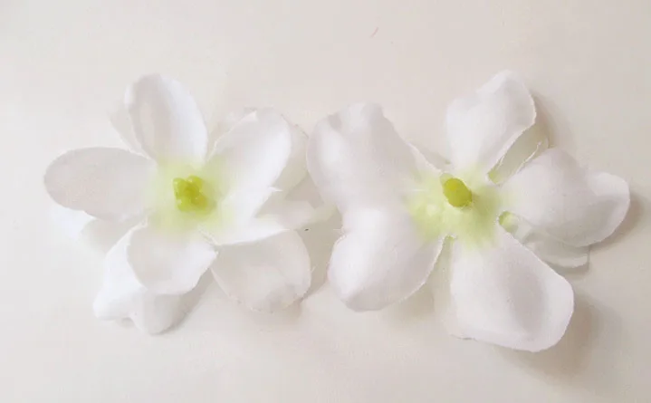 Искусственные головки цветов гортензии украшение из шелка с цветочным узором