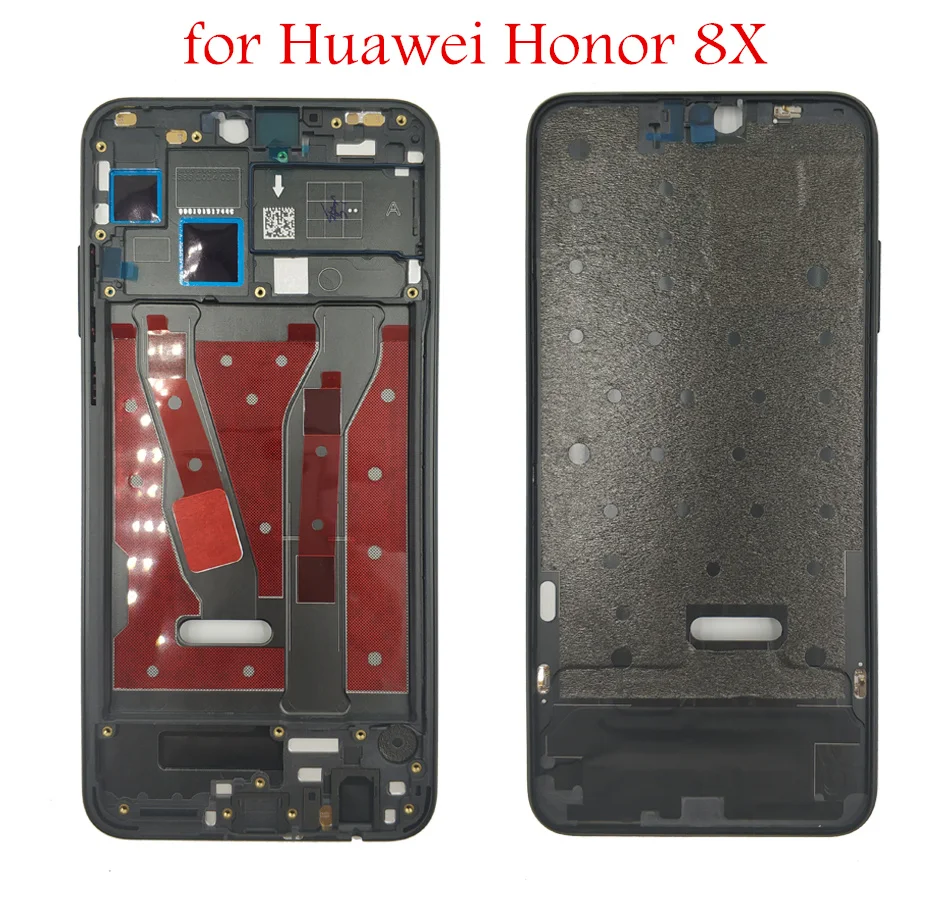 Для Huawei Honor 8X средняя рамка пластина Корпус Лицевая панель подставка для ЖК