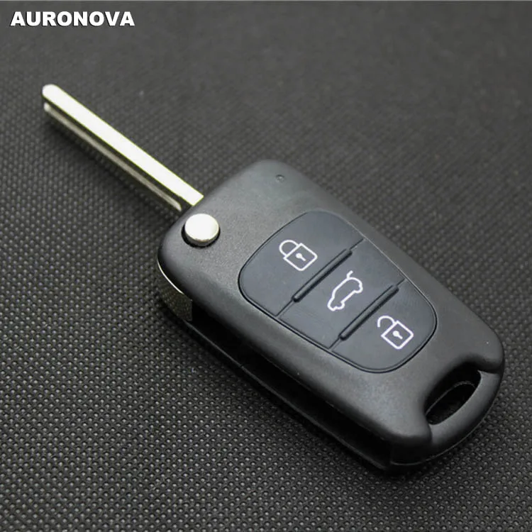 AURONOVA Новый Сменный складной чехол для ключа Hyundai I30 I35 с 3 кнопками|Заготовки