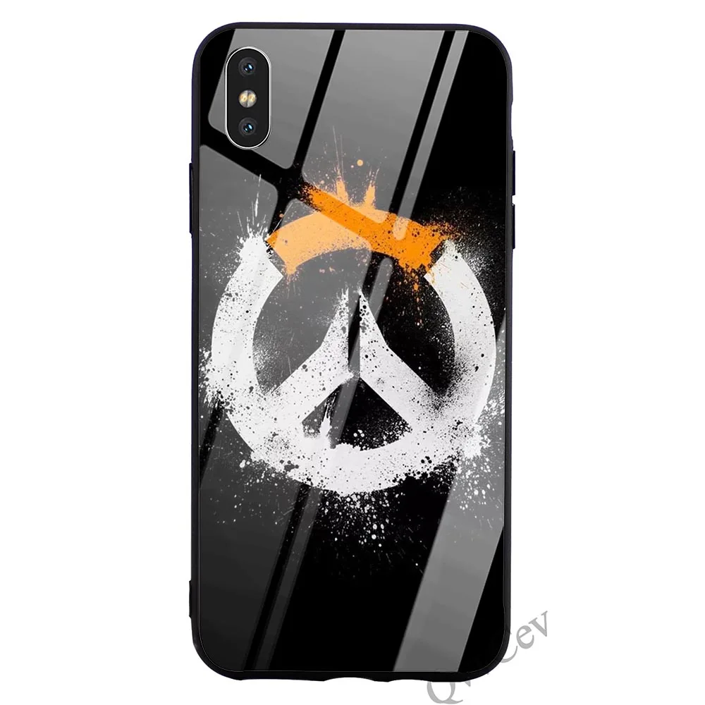 K0552502 Тонкий чехол для телефона из закаленного стекла Overwatch mercy для iPhone 5 Чехол XR X 7 8 Plus 6 6S 5S SE Xs Max силиконовый - Цвет: K0552502