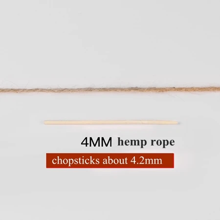 4mm 200m Натуральный джут, не окрашенный, сделай сам, пеньковая веревка, висячая бирка, упаковка для бутылок, шнуры, нить, декоративная веревка, 2 мм, 8 мм, 10 мм-14 мм - Color: 4mm 200m