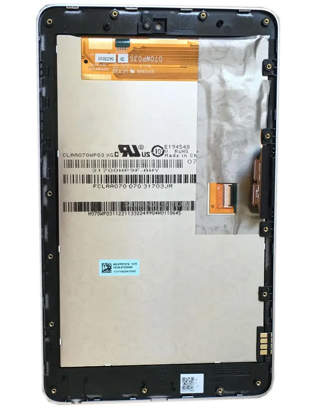 Для GOOGLE Nexus 7 1st ASUS ME370T wifi версия 5185L FPC-1 CLAA070WP03 XG ЖК-кодирующий преобразователь