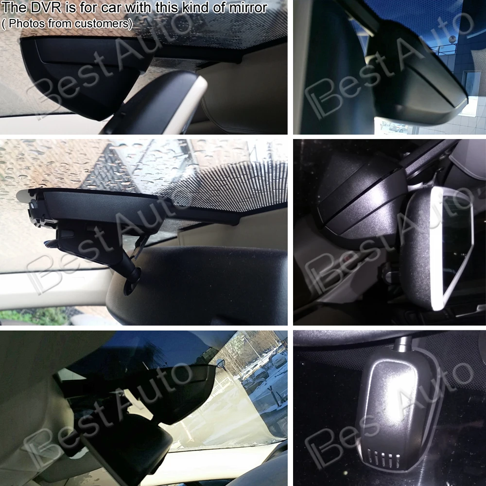 Видеорегистратор в режиме реального времени с Wi-Fi для Volkswagen Touareg 2011-2014 2016 Скрытая