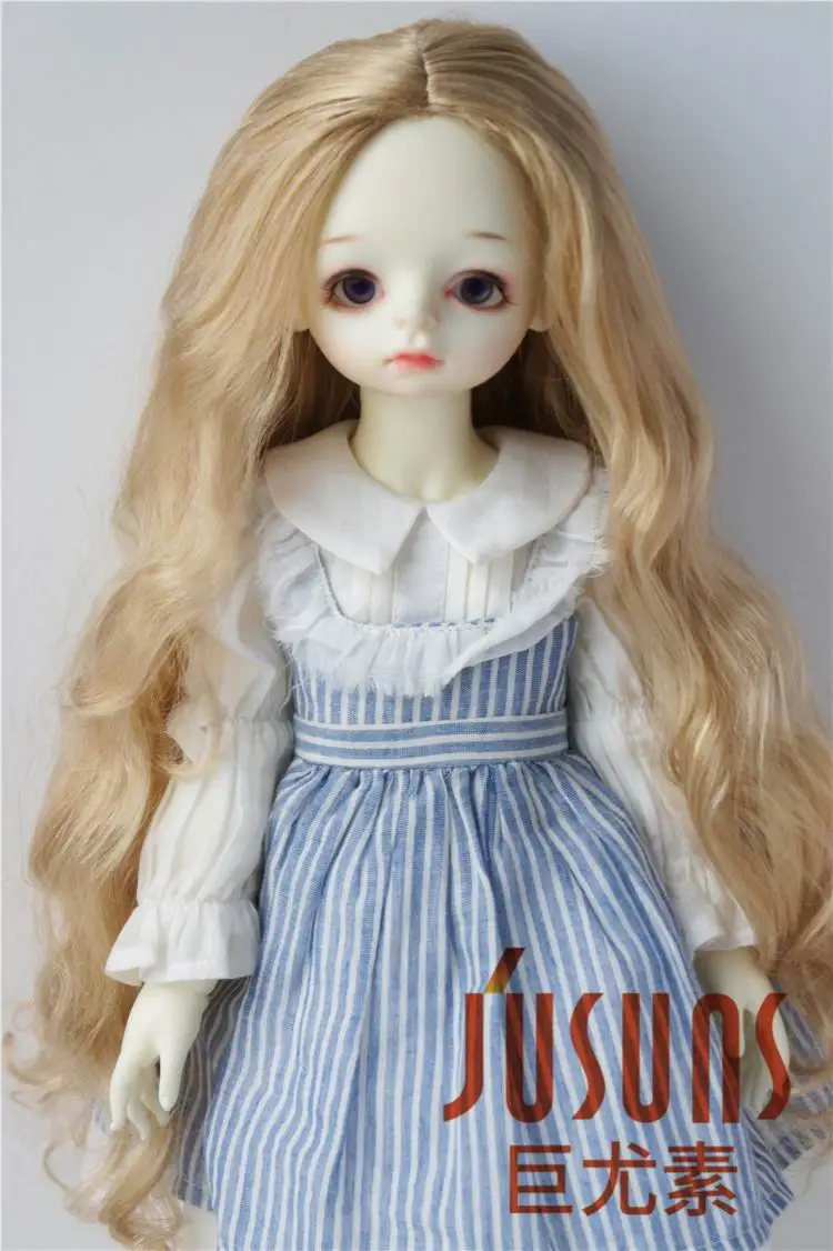 JD435 1/4 1/3 красивые длинные BJD синтетические мохеровые кукольные парики размером 7 8