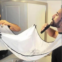 good quality beard apron shaving apron cloth bib for beard trimming as male hairline facial hair cleaning accessory drop ship