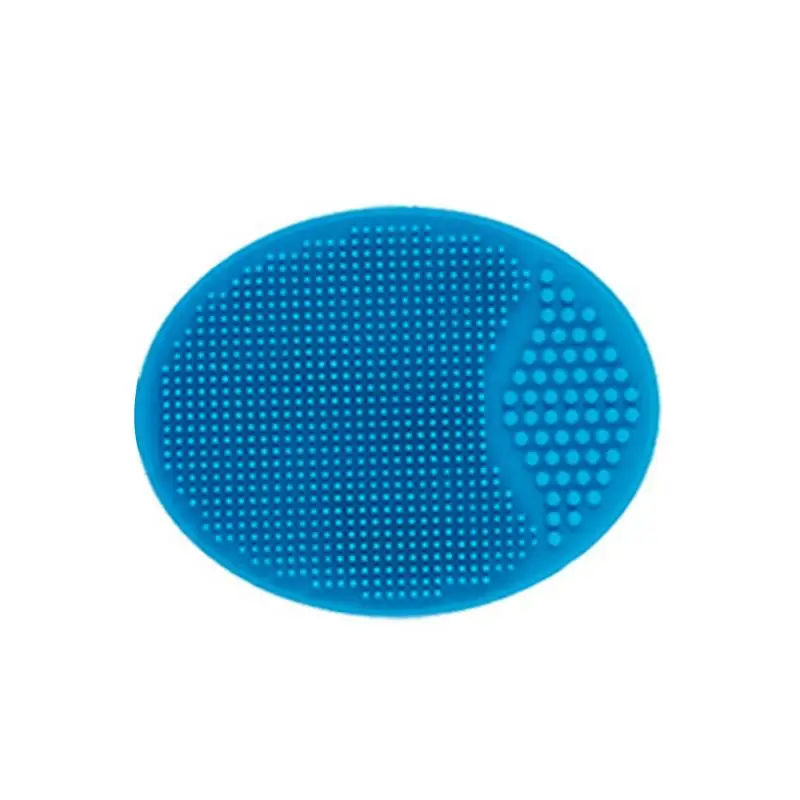 Blue 8 цветов очищающее средство для лица, очищающая щетка для глубокого отшелушивания, Очищающая щетка для чистки пор, силиконовый Очищающий Инструмент для макияжа - Цвет: Blue