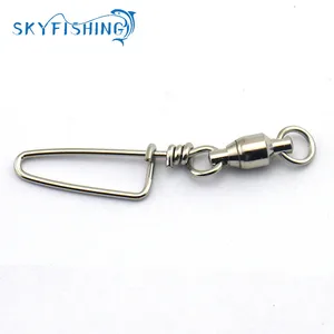 10 шт.пакет шарикоподшипник из нержавеющей стали рыболовные Вертлюги защелкивающиеся разные размеры прокатные морские соединители поворотные застежки для рыбалки
