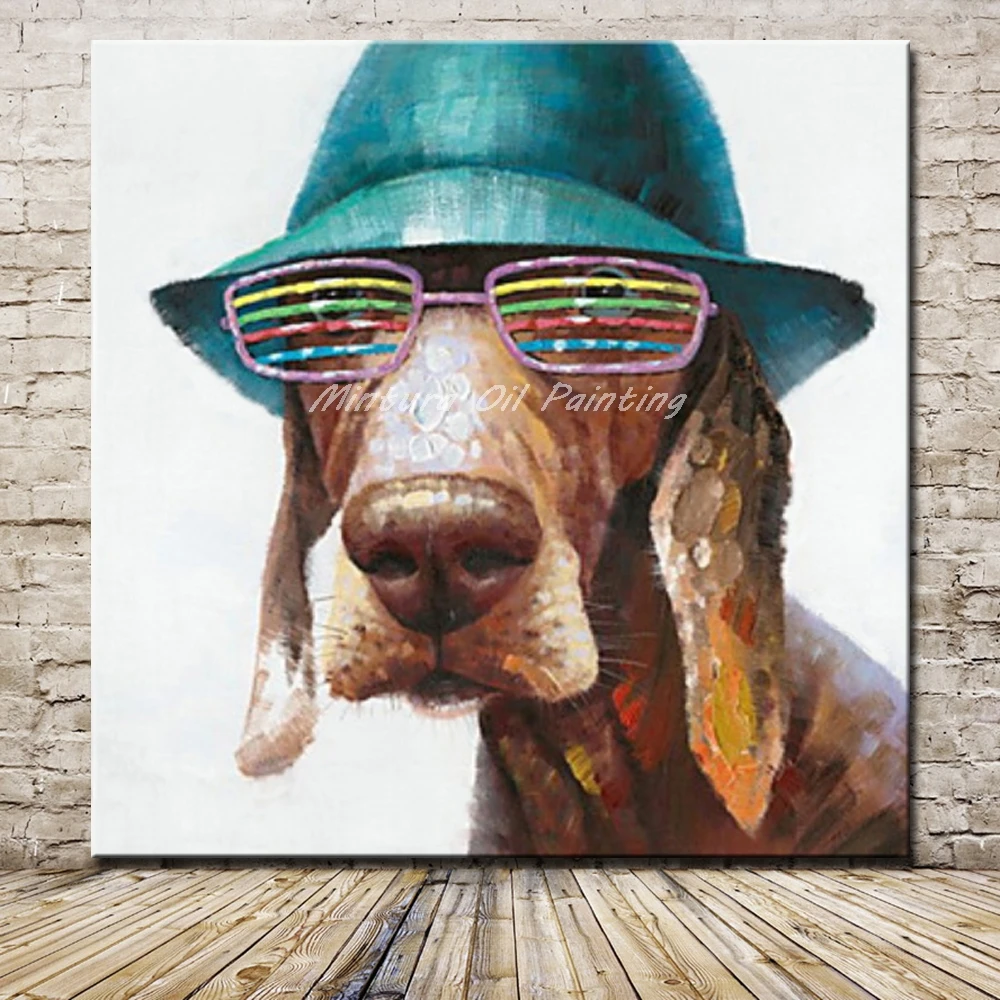 Картины на холсте с изображением собаки животных|oil painting|paintings on canvasanimal oil painting |