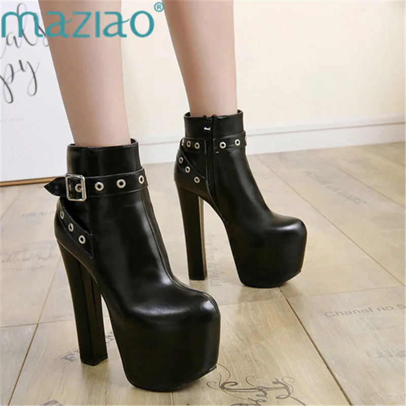 Ботинки Martin пикантные ботинки на платформе и шпильке женская обувь высоком