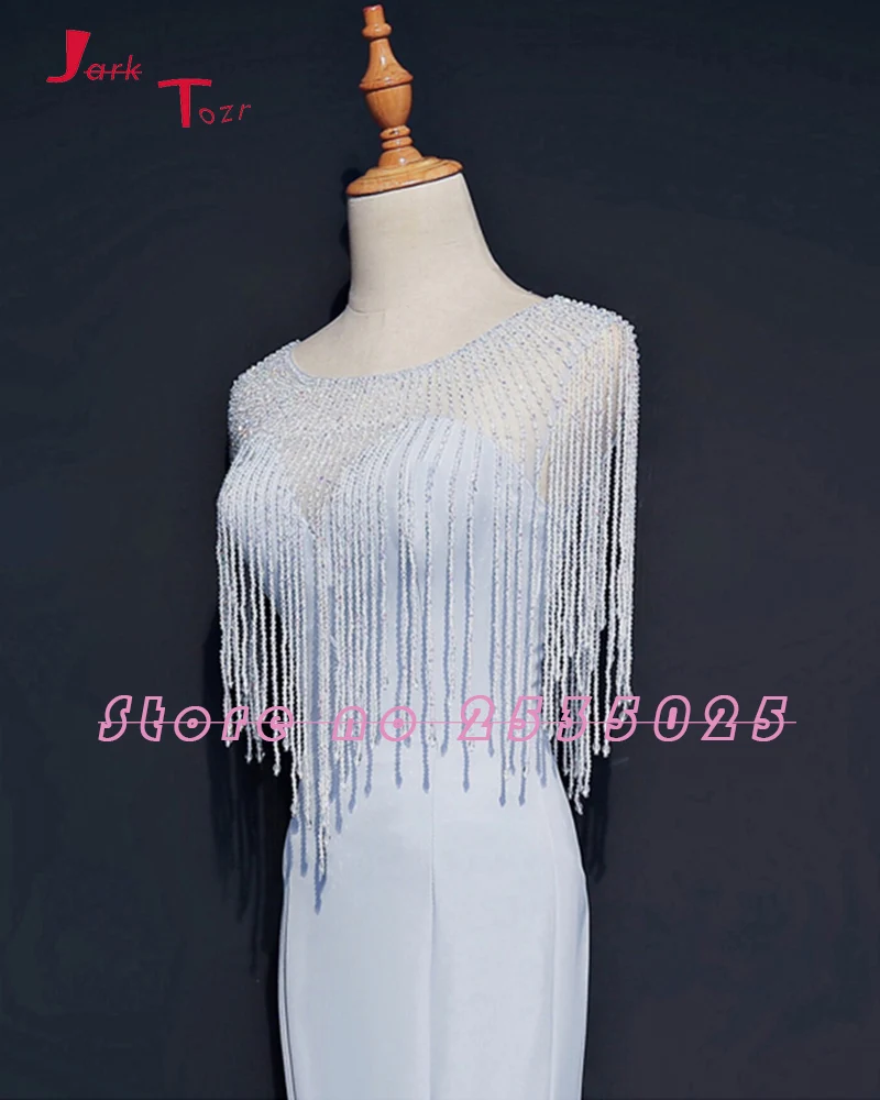 Jark Tozr на заказ Формальные платья длинные Vestido Longo Alibaba Китай бисероплетение