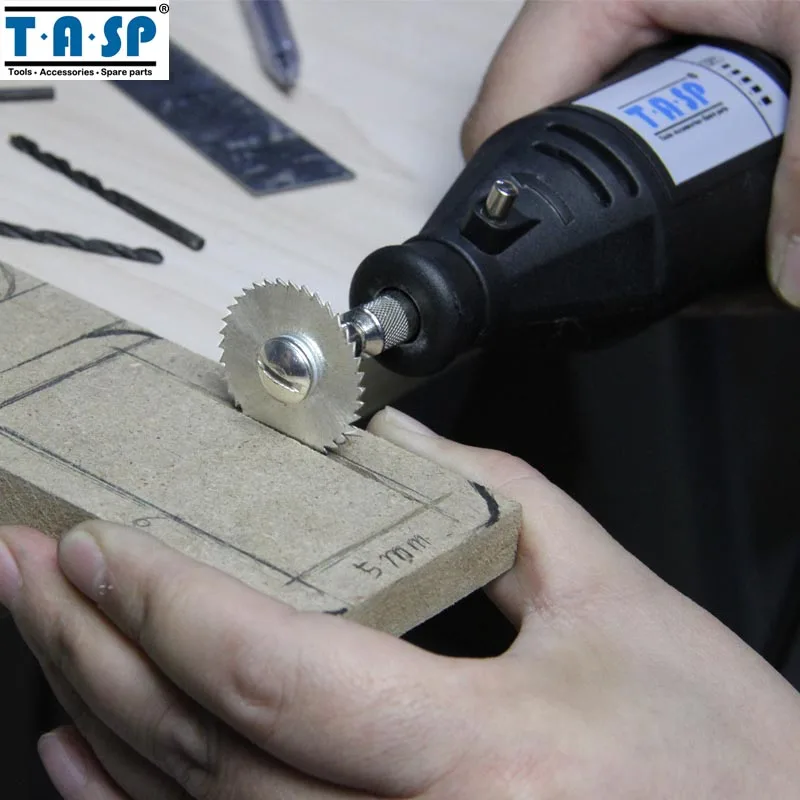 

6pcs/set Mini HSS Saw Blades Rotary Tool Circular Saw Blade Mandrel fit Drill Kit for Wood and Aluminium Blades Tool