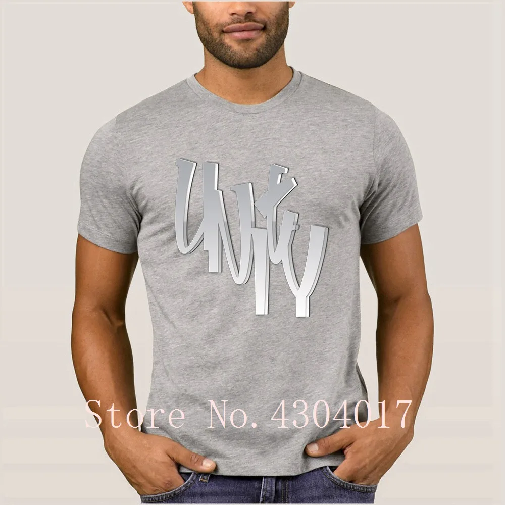 Unity футболка для мужчин с коротким рукавом Новинка Crazy уличная одежда Camiseta