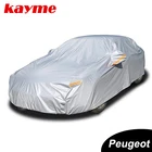 Алюминиевый водонепроницаемый автомобильный чехол Kayme, супер защита от солнца, пыли, дождя, автомобильный чехол, полный универсальный защитный чехол для автомобиля suv для Peugeot