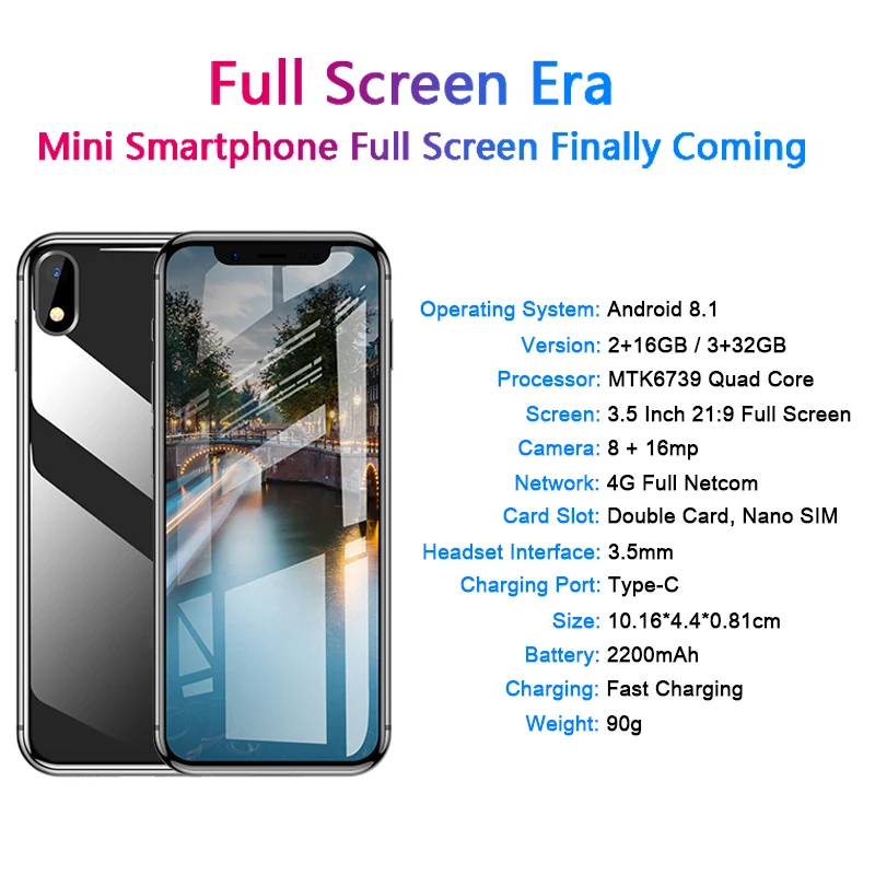 2019 новый супер мини мобильный телефон K-TOUCH I9 3 5 дюймов HD экран Лицо ID
