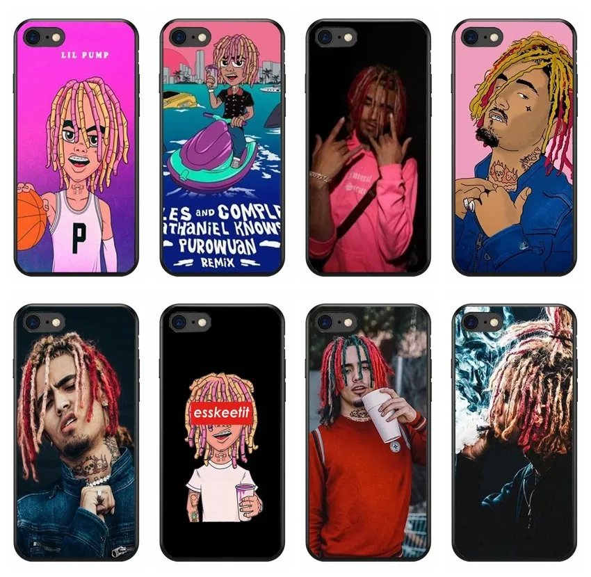 Lil Pump soft Silicone phone case for iPhone 8 7 6 6S Plus X XS MAX XR 10 5S SE Coque Shell |