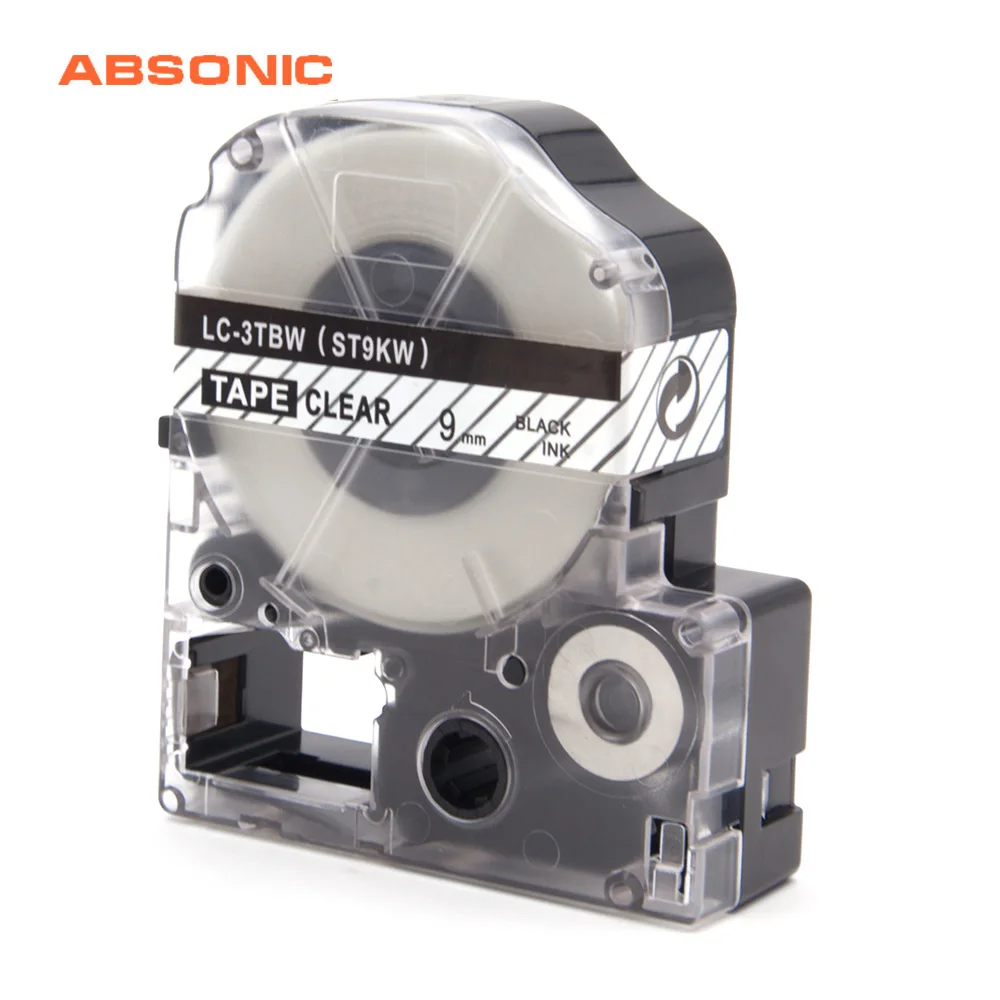 Absoonic 9 мм для принтера Epson ST9KW LC 3TBN ленточный Стандартный картридж LK принтеров
