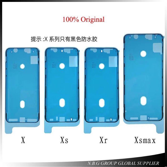 10 шт./лот оригинальный водонепроницаемый стикер для iPhone X XS XR MAX ЖК экран клейкая
