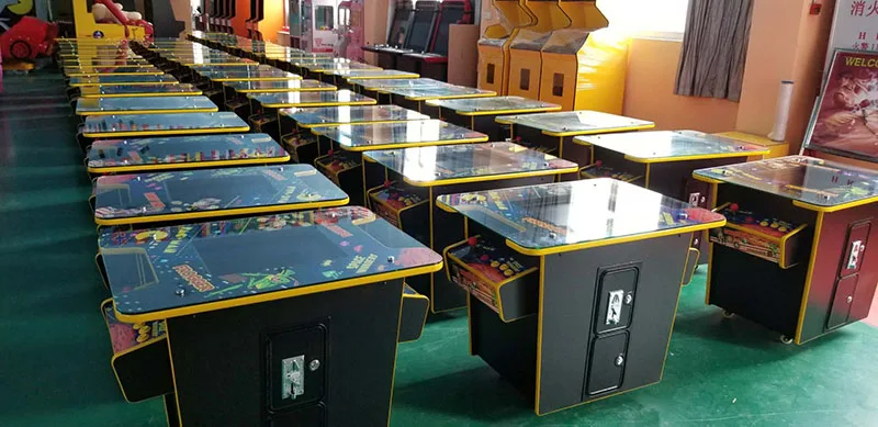 Аркадный коктейльный стол игровой автомат шкаф комплект Jamma 60 в 1 классические игры 2 стороны до 2 игроков(19 дюймов ЖК-монитор