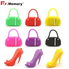 Модные USB-флеш-накопители, дамская сумочка на высоком каблуке, милые персонализированные флеш-накопители на 32 ГБ, 4 ГБ, 8 ГБ, 16 ГБ, карта памяти, подарки для девочек