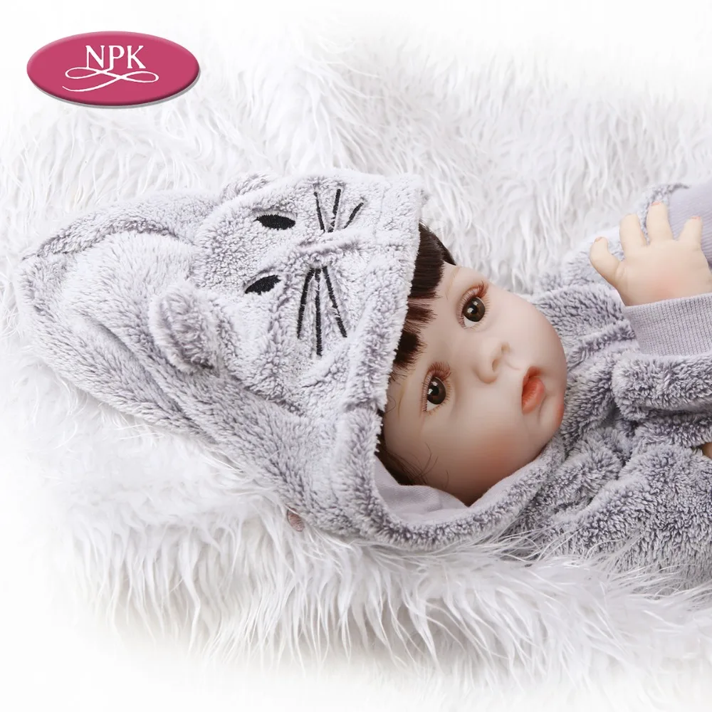 NPK Reborn Baby полностью силиконовая кукла игрушки 57 см реалистичные куклы принцессы
