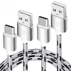 Кабель USB Type-C для быстрой зарядки и передачи данных, 2,1 А, для Samsung A80, A70, A50, S9, S10, Sony Xperia 10, XA1 Plus, XZ3, Google Pixel 4, 3a, 3, 2, XL