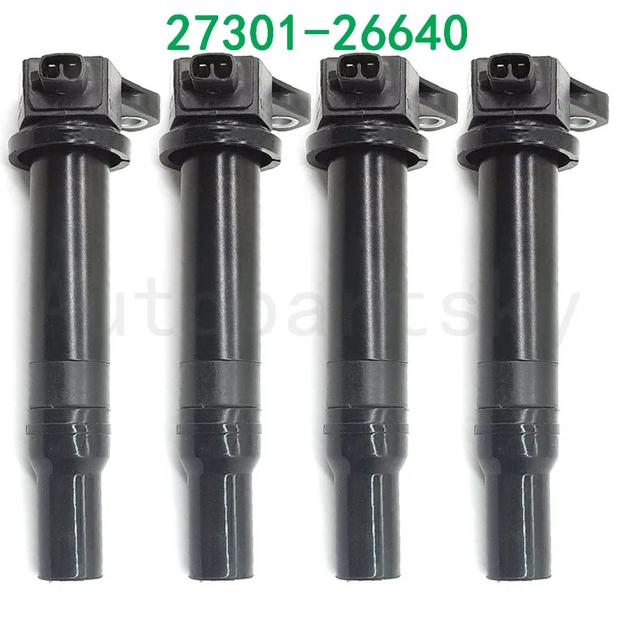 [4 шт./лот] OEM 27301-26640 катушки зажигания для 2006-2011 Hyundai Accent Kia Rio Rio5 1.6L 21ICPA514 5C1586 610-50103 UF499