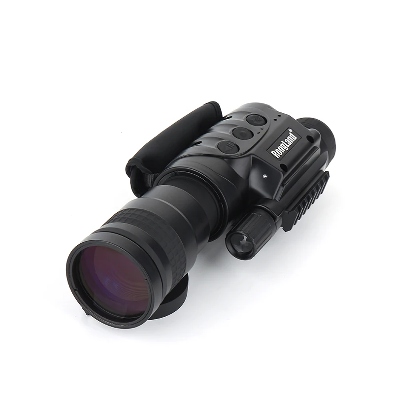 Rongland NV-760D+ инфракрасные охотничьи ночного видения ИК Монокулярные телескопы 7x60+ 3 батареи+ зарядное устройство записывающее Видео устройство