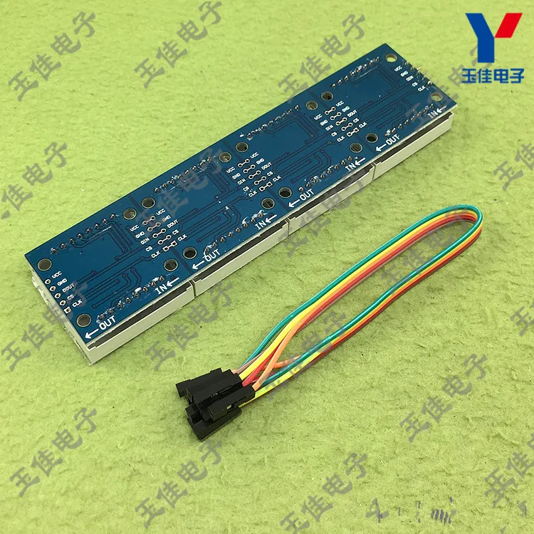 Бесплатная доставка! Модуль точечной матрицы max7218 модуль 4-в-1 MCU с драйвером