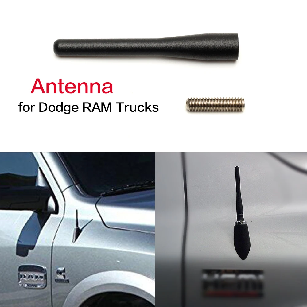 Металлическая антенна для Dodge RAM Trucks (2009 2017) черная 09 10 11 12 13 14 15 16 17 3 дюйма|car aerial
