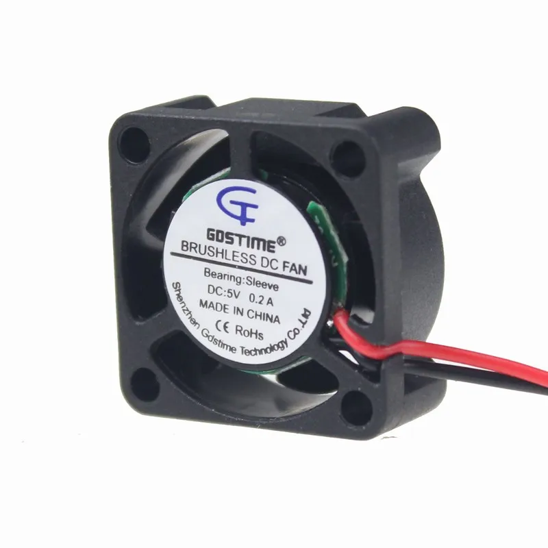 Gdstime 2 pcs Micro 2510 25x25x10mm 2510s 25mm 5V DC Brushless Cooling Fan Cooler | Компьютеры и офис