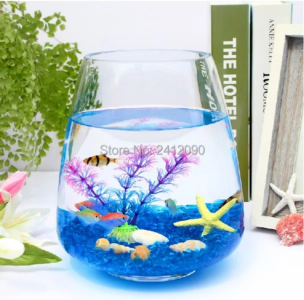 400 г цветные декоративные стеклянные шарики круглые бусины синие камушки