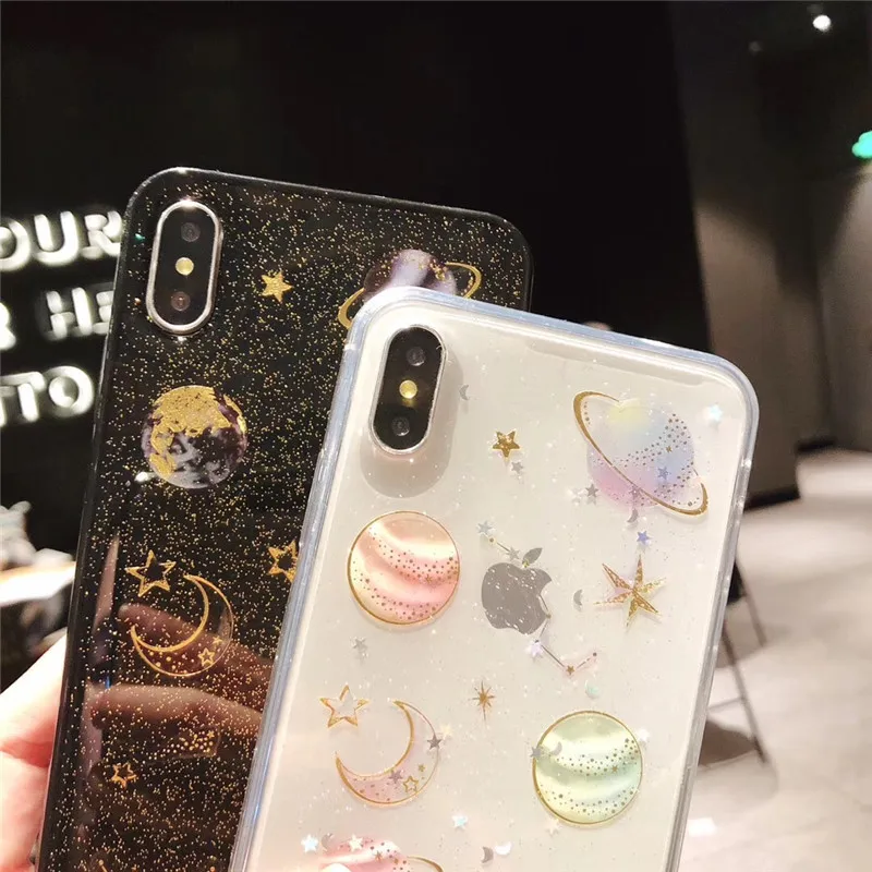 Блестящий Мягкий силиконовый чехол для iPhone 11 Pro Max 6 6S Plus 7 7plus 8 plus XR X XS MAX | Мобильные
