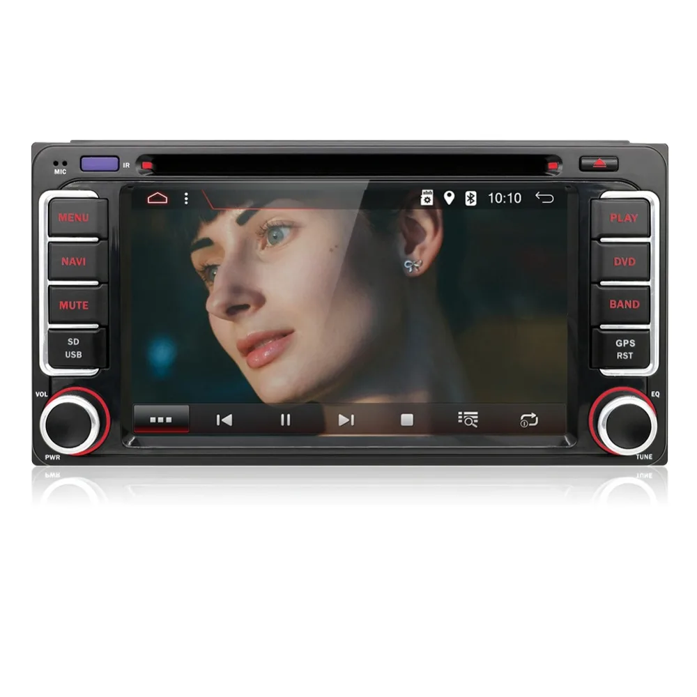 2G 32G 4 ядра 800*480 Экран 2 Din Android 7 1 автомобильный DVD для Toyota Rav4 Аудио Видео Стерео gps