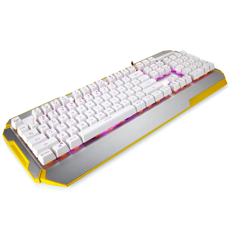 Клавиатуры английский Gaming Keyboard 104 клавиш клавиатура с подсветкой