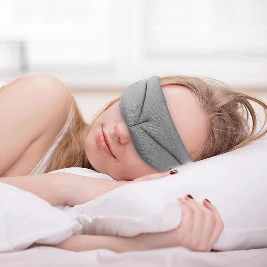 

3D Sleep Mask Natural Sleeping Eye Mask Eyeshade Travel Eye Patch Soft Portable Eyepatch Cover Shade Blindfold Women Men