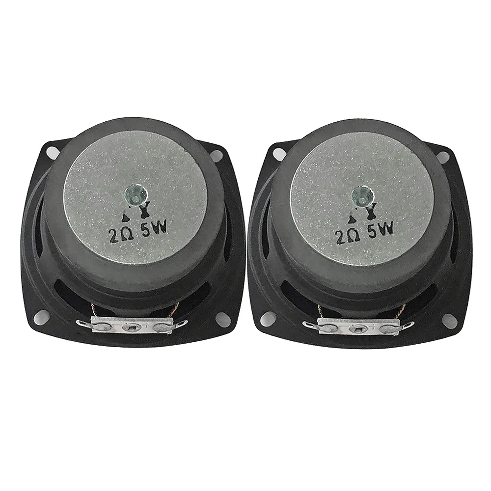 AIYIMA 2 шт. 2Ohm 5 Вт аудио Динамик 3 дюймов твитер ВЧ квадратный Портативный Bluetooth