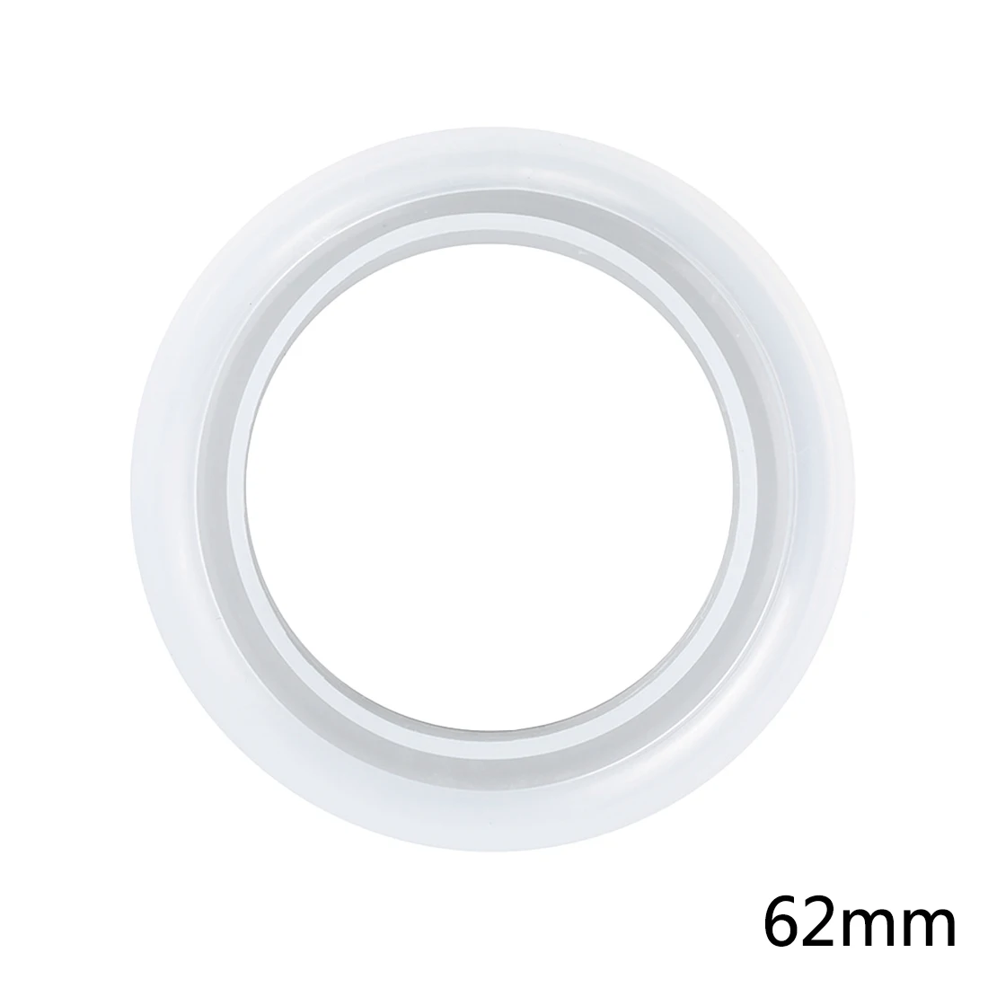 62mm Горячее предложение 1 шт. мягкая Diy широкая силиконовая Ювелирная Форма браслет из эпоксидной смолы Форма для браслета ручная Смола Ремесленная форма для изготовления ювелирных изделий - Цвет: 62mm
